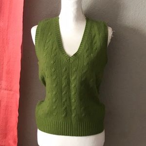 Lilly Pulitzer 100% cashmere vest